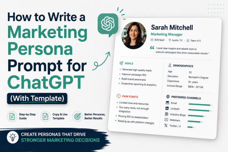 How to Write a Marketing Persona Prompt for ChatGPT (With Template)
