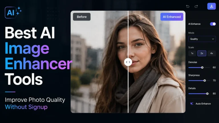 Best Image Enhancer Tools 2026 (No Signup Required) + How to Use Them